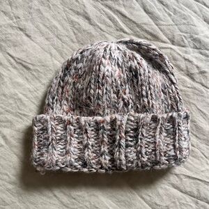 Anthropologie Gray Knit Beanie